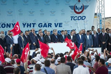 Konya'da Lojistik Merkez ve YHT Garının temelleri cumartesi günü atılıyor